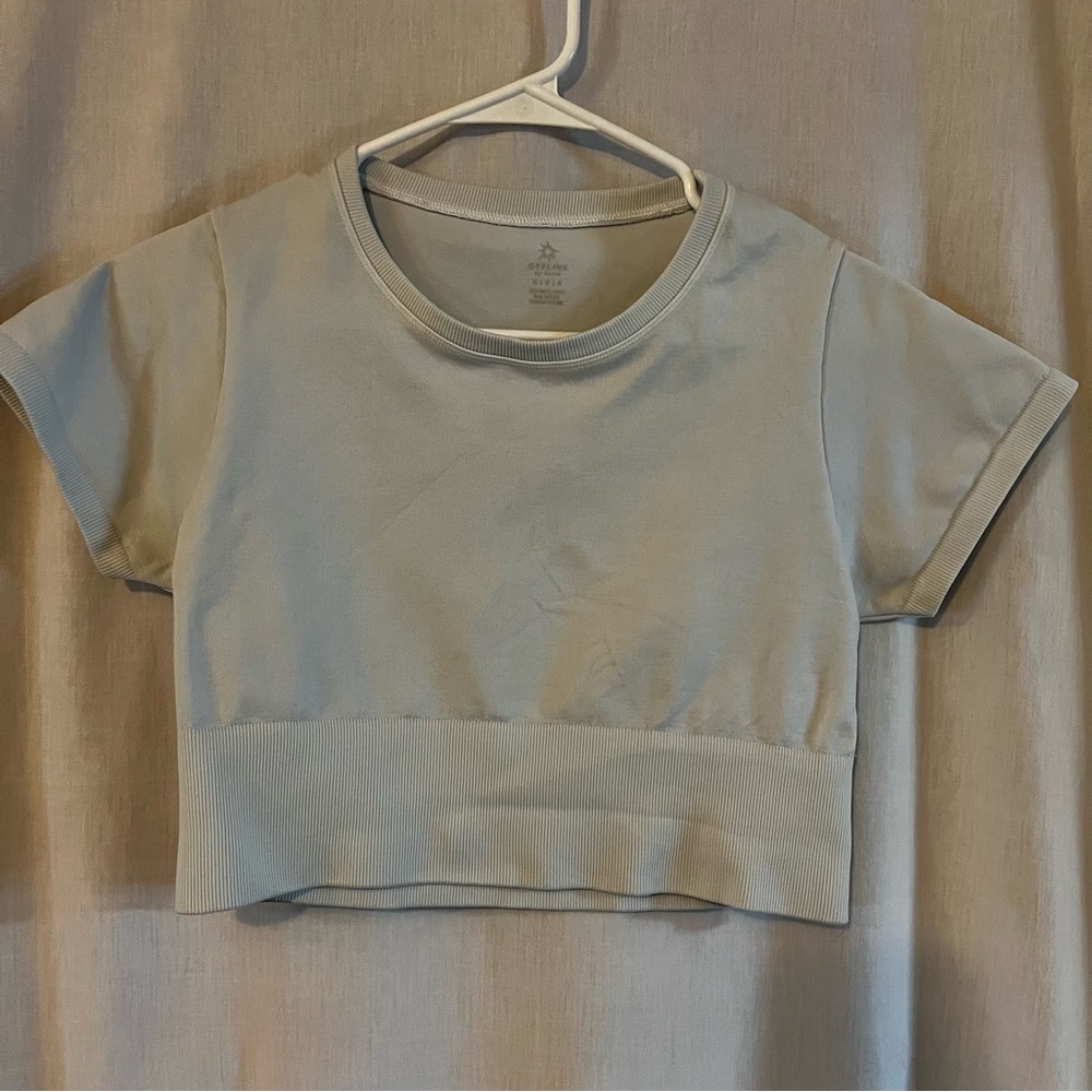 Aerie Blue Camisole Top with Fitted Silhouette